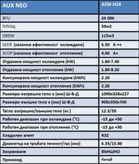 AUX Neo ASW-H24B5A4 - small - 2