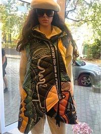 Зимна вълнена барета в четири цвята с регулируема ширина - 3