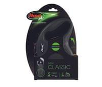 Flexi New Classic L лента 5 м/50 кг - черен - 2