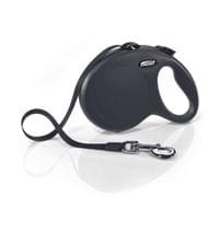 Flexi New Classic L лента 5 м/50 кг - черен - 1