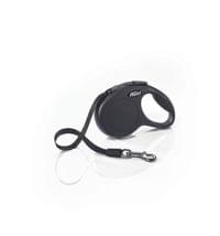 Flexi New Classic XS лента 3 м/12 кг - черен - 1