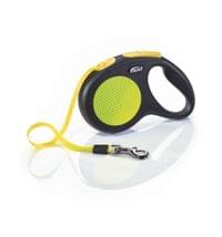 Flexi New Neon M – лента 5м/25кг, черен/жълт неон - 1