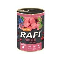 Консерва за куче RAFI с говеждо и боровинки 400гр - 1