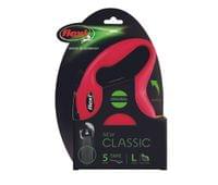 Flexi New Classic L лента 5 м/50 кг - червен - 2