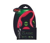 Flexi New Classic M въже 5 м/20 кг - червен - 2
