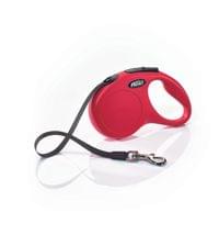 Flexi New Classic S лента 5 м/15 кг - червен - 1