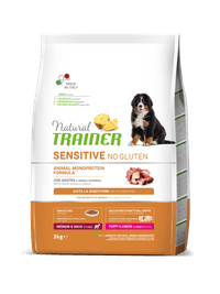 925256 NT Sens. No Gluten Puppy-Junior Medium/Maxi Duck... - 1