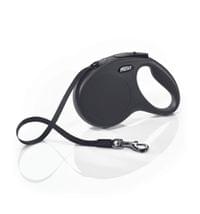 Flexi New Classic M лента 5 м/25 кг - черен - 1