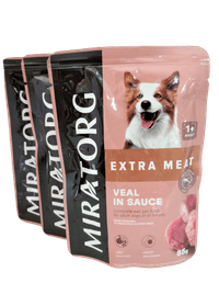 Пауч за кучета от дребните породи Miratorg extra meat... - 1