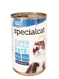 Special cat pate за кастрирани котки със сьомга 12х400г - 1