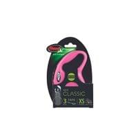 Flexi New Classic XS лента 3 м/12 кг - розов - 2