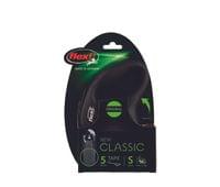 Flexi New Classic S лента 5 м/15 кг - черен - 2