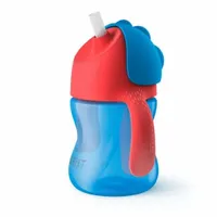 Philips AVENT Чаша със сламка 200 мл, с дръжки, 9м+, СИНЯ... - 1 Philips AVENT Чаша със сламка 200 мл, с дръжки, 9м+, СИНЯ... - 1
