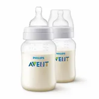 Комплект от 2 бр. шишета за хранене Anti-Colic 260 мл, с... - 1 Комплект от 2 бр. шишета за хранене Anti-Colic 260 мл, с... - 1