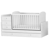 Трансформиращо се детско легло Baby &amp;amp; Junior Бяло + матрак - 1