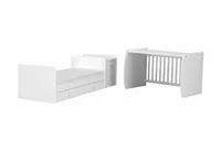 Трансформиращо се детско легло Baby &amp; Junior Бяло + матрак - 2