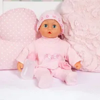 BAYER Кукла Baby Моите Първи Думи 38см. Рокля с Джобче - 4