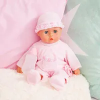 BAYER Кукла Baby Моите Първи Думи 38см. Рокля с Джобче - 5