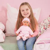 BAYER Кукла Baby Моите Първи Думи 38см. Рокля с Джобче - 6