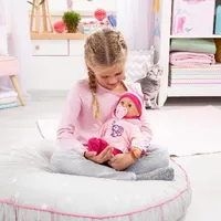 BAYER Кукла Baby Моите Първи Думи 38см. Рокля с Мишле - 1