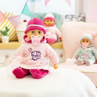 BAYER Кукла Baby Моите Първи Думи 38см. Рокля с Мишле - 3