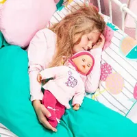 BAYER Кукла Baby Моите Първи Думи 38см. Рокля с Мишле - 4