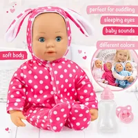 BAYER Кукла Зайче Anna Baby 38см. със звуци - 7