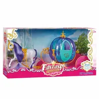 Каляска за кукли с кон Fantasy Carriage - 0