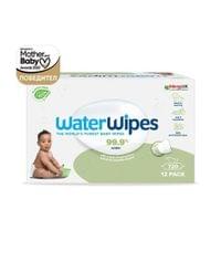 12 пакета Бебешки кърпички Water Wipes Soapberry x 60 бр. - 1