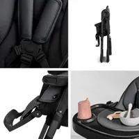 Столче за хранене Gourmet Black - 6 Столче за хранене Gourmet Black - 6