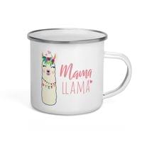 Емайлирано канче "Мама-лама" - small - 3