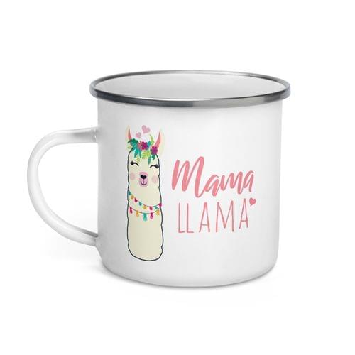 Емайлирано канче "Мама-лама" - 2