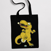 Eко чанта "T-Rex и лего" - small - 0