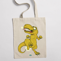 Eко чанта "T-Rex и лего" - small - 1