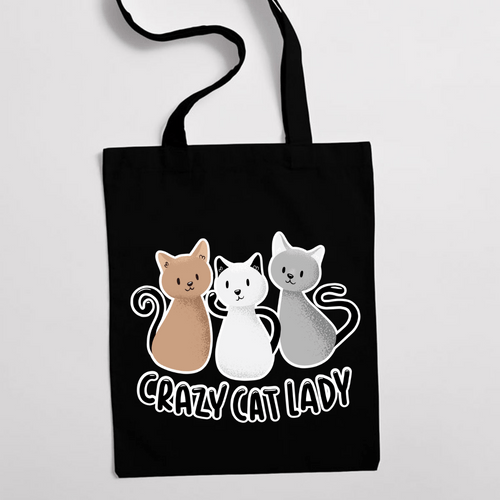 Eко чанта &amp;quot;Crazy Cat Lady&amp;quot; - 1