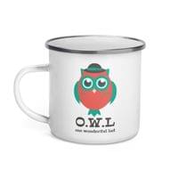 Емайлирано канче "O.W.L." - small - 1