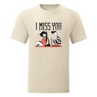 Тениска "Miss You" (мъжка) - small - 4