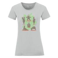 Дамска тениска "Sloth Yoga" - small - 15