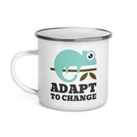 Емайлирано канче "Adapt To Change" - small - 1