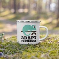 Емайлирано канче "Adapt To Change" - small - 4