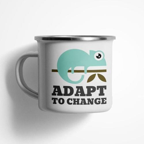Емайлирано канче &amp;quot;Adapt To Change&amp;quot; - 1