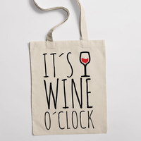 Eко чанта "Wine o'clock" - small - 0