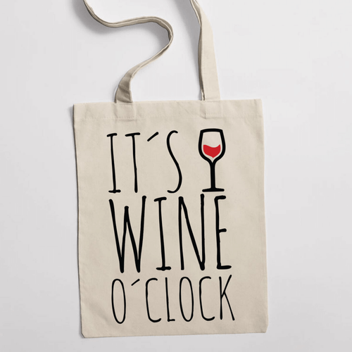 Eко чанта &amp;quot;Wine o&amp;#039;clock&amp;quot; - 1