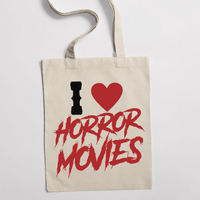 Eко чанта "I Love Horror Movies" - small - 1 Eко чанта "I Love Horror Movies" - small - 1