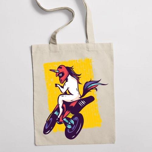 Eко чанта "Unicorn Biker" - 2