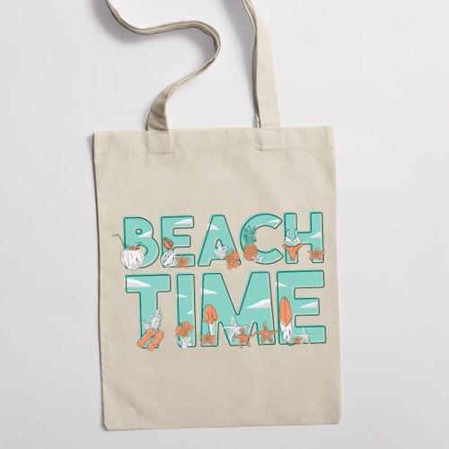 Eко чанта &amp;quot;Beach Time&amp;quot;