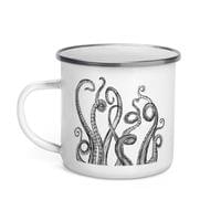 Емайлирано канче "Морски панделки" - small - 1