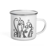 Емайлирано канче "Морски панделки" - small - 3