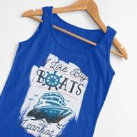Мъжки потник "I Like Big Boats" - small - 0 Мъжки потник "I Like Big Boats" - small - 0
