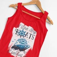 Мъжки потник "I Like Big Boats" - small - 1 Мъжки потник "I Like Big Boats" - small - 1